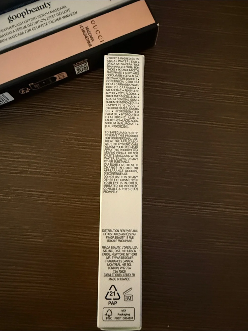 SEPHORA BRAND MASCARA BUNDLE - PRADA, GUCCI, GOOP AND MAKEUP BY MARIO - Picture 3 of 16
